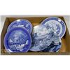 Image 1 : LOT OF VINTAGE  DUTCH BLUE  COLLECTIBLES PLATES
