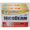 Image 1 : 2 PACKS OF NICODERM STEP 3 PATCHES.