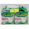 Image 1 : LOT OF 4 POLIDENT DAILY CLEANSER WITH DENTURE