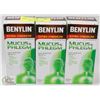 Image 1 : LOT OF 3 BENYLIN MUCUS & PHLEGM EXTRA STRENGTH