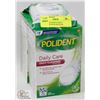 Image 1 : LOT OF 4 POLIDENT DAILY CLEANSER WITH DENTURE