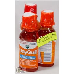 LOT OF 3 ASST SIZE DAYQUIL