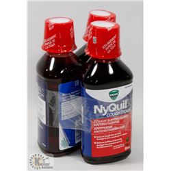 3 BOTTLES OF NYQUIL
