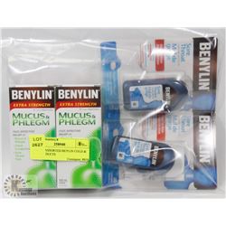 BAG OF ASSORTED BEYLIN COLD & FLU PRODUCTS