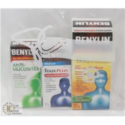BAG OF ASSORTED BEYLIN COLD & FLU PRODUCTS