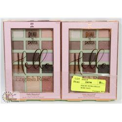 LOT OF 2 PIXI BY PETRA HELLO ENGLISH ROSE FACE