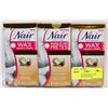 Image 1 : 3 PACKS OF NAIR BIKINI AND UNDERARM WAX READY