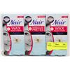 Image 1 : 3 PACKS OF NAIR FACE WAX READY STRIPS.