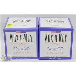 LOT OF WAX-A-WAY LONG TERM HAIR REMOVER.