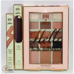 PIXI BY PETRA FACE PALETTE, EYE SHADOW & EYELINER.