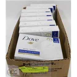 16 BARS OF DOVE BEAUTY BAR SOAP.