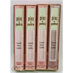 LOT OF 4 PIXI BY PETRA SLIMMERY EYE SHADOW.