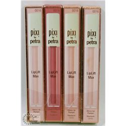 LOT OF 4 PIXI BY PETRA LIP PLUMPERS.