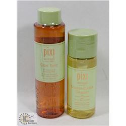 PIXI EXFOLIATING TONIC AND CLEANSER.