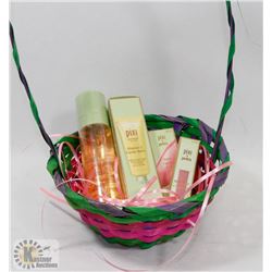 BASKET OF PIXI BY PETRA PRODUCTS INCL FACIAL MIST,