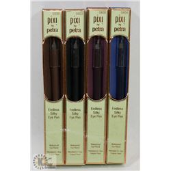 LOT OF 4 PIXI BY PETRA ENDLESS SILKY EYE PENS