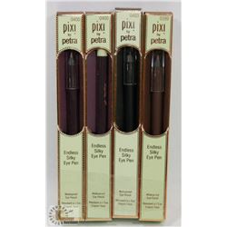LOT OF 4 PIXI BY PETRA ENDLESS SILKY EYE PENS