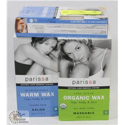 PARISSA MICROWAVABLE WAX & CANE SUGAR ORGANIC WAX