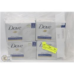 BAG OF DOVE WHITE BEAUTY BARS OF SOAP