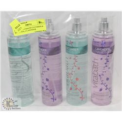 LOT OF 2 VITABATH CUCUMBER & WHITE TEA, 2 LAVENDER