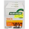 Image 1 : LOT OF 3 RUB A535 BACK HEAT WRAPS.