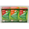 Image 1 : LOT OF 3 NICORETTE GUM, MIXED. 105 PIECES PER BOX.