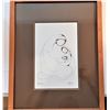 Image 1 : 15)  FRAMED & DOUBLE MATTED UNDER GLASS