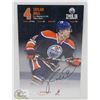 Image 1 : 5X9 OILERS AUTOGRAPHED TAYLOR HALL