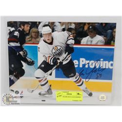 SIGNED OILERS 8X10 ALES HEMSKY