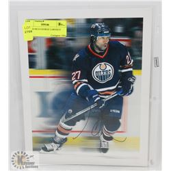SIGNED 8X10 GEORGE LAROQUE