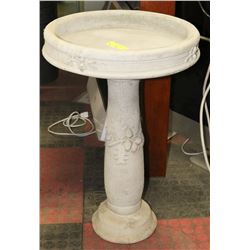 CONCRETE BIRD BATH
