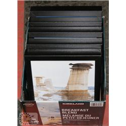 BOX OF FIVE 8"X10" PHOTO FRAMES.