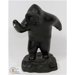 RESIN INUIT FIGURE MADE BY BOMA CANADA.