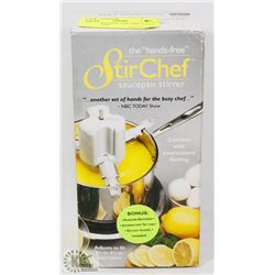 THE HANDS FREE STIR CHEF SAUCE PAN STIRRER