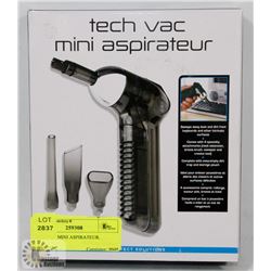TECHVAC MINI ASPIRATEUR.