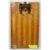 Image 1 : VINTAGE WOODEN CAST METAL CLIPBOARD