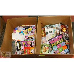 TWO BOXES OF ASSORTED MAGAZINES