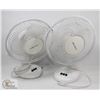 Image 1 : PAIR OF 10" AIRWORKS TABLE FANS, 3 SPEED