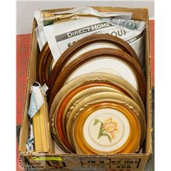 BOX OF ASSORTED COLLECTIBLE PLATES