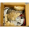 Image 1 : BOX OF ASSORTED GLASSWARE.