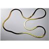 Image 1 : 14)  GOLD TONE 30" FLAT HERRINGBONE