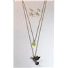 Image 1 : 17)   GOLD TONE CRYSTAL ENCRUSTED