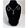 Image 1 : 6)  SILVER TONE JOURNEY STYLE 3 STONE