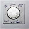 Image 1 : 6) SILVER 1953 CANADIAN HALF DOLLAR
