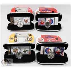 SET OF 4 CANADA POST 2001-2002 NHL