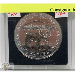 1985 CANADA SILVER $1 COIN