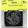 Image 1 : 1990 CANADA SILVER $1 COIN