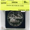 Image 1 : 1991 CANADA SILVER $1 COIN