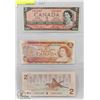 Image 1 : CANADA 1954-74-86 $2 BILLS