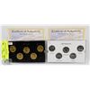 Image 1 : LOT OF 2 USA COLLECTOR COINS 2001 GOLD SET, 2001